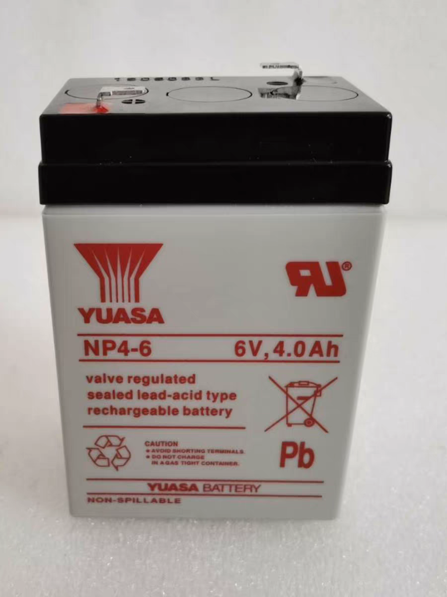 YUASA汤浅NP4-6玩具车蓄电池代替NP4.5-6汤浅6V4AH/4.5AH童车电瓶