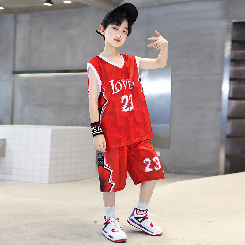 男童夏装篮球服套装2026新款中小儿童夏季速干球衣男孩运动服潮装