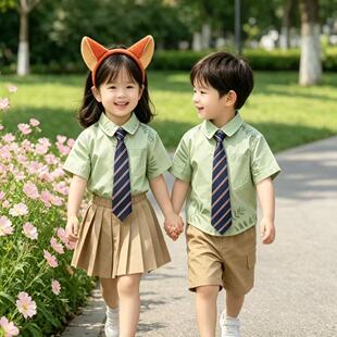 六一儿童疯狂动物城尼克狐狸演出服夏季女童兔子警官儿童cos服装