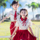 新款 小学生校服班服幼儿园园服运动开幕式 夏装 套装 儿童节表演服装