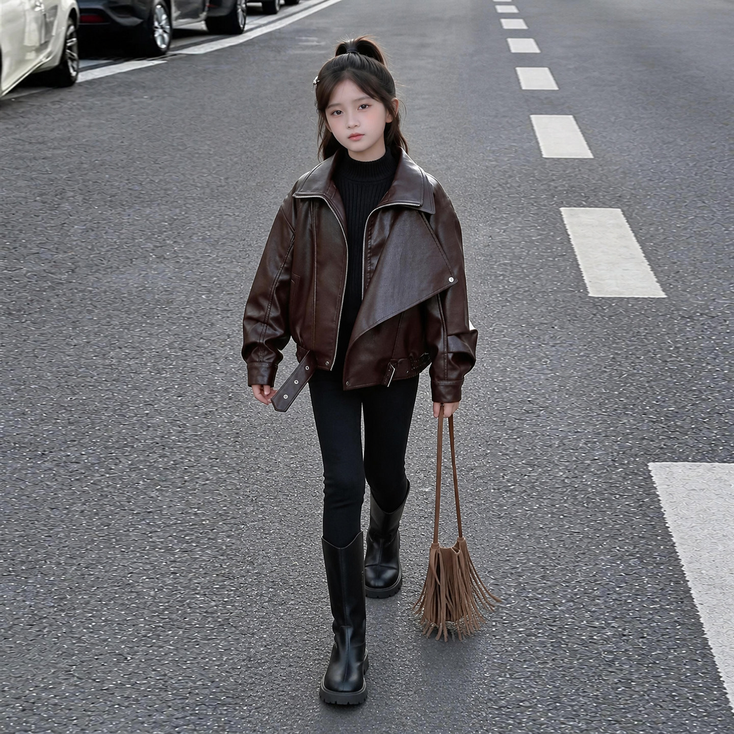 女童外套2026新款今年流行薄款女孩独特漂亮女款儿童装衣服秋季图片