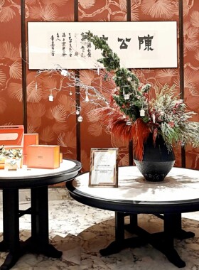 酒店花台大堂端景台商业中岛展示台售楼处会所大厅花艺摆台大圆桌