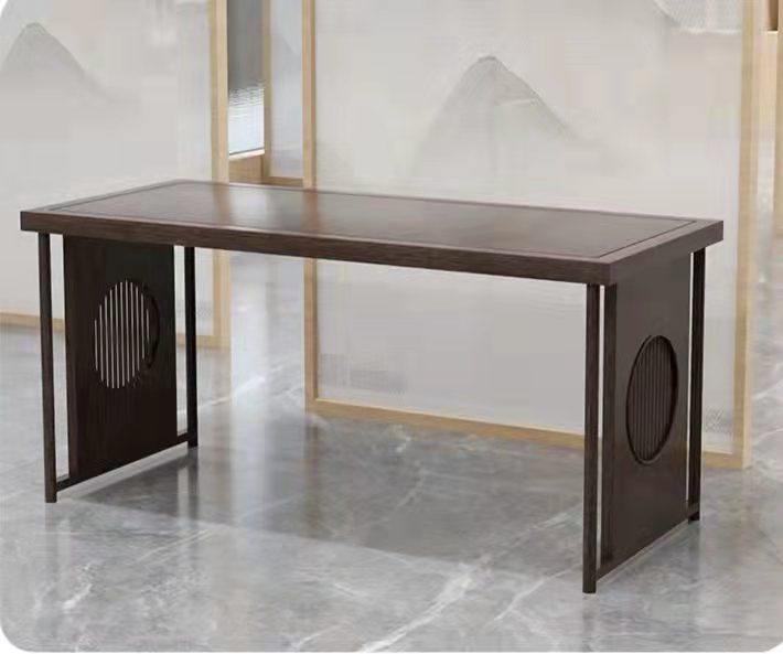 欧式风组合长方形田园会所洽谈桌