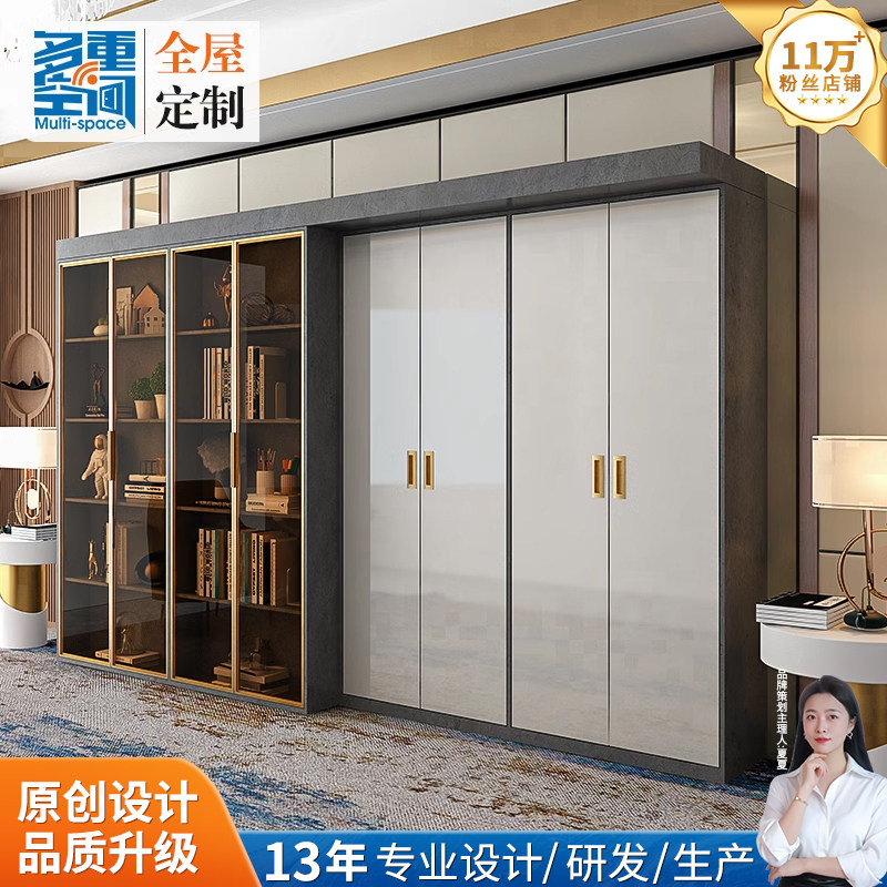 轻奢壁床隐形极简翻转折叠