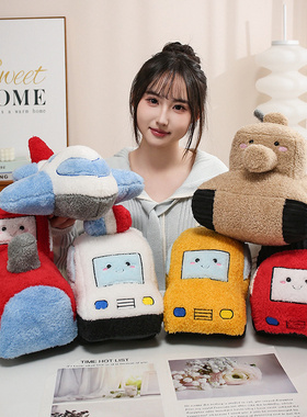 跨境房子汽车火箭飞机抱枕儿童节生日礼物活动礼品桌伴玩偶陪睡枕