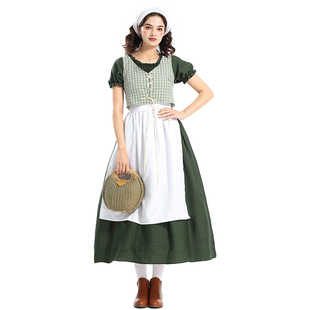 欧式复古女仆装 Traditional German Milkmaid Costume Halloween