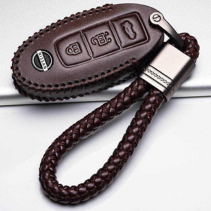 日产2022款新天籁公爵钥匙套2021款尼桑天籁真皮遥控包扣11-20款