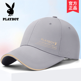 鸭舌帽潮牌棒球帽硬顶保暖太阳帽 帽子秋冬季 花花公子2025新款 男士