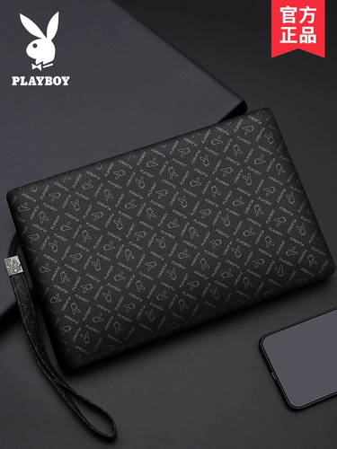 Playboy, мужская сумка с петлей на руку, элитная маленькая сумка клатч, кошелек