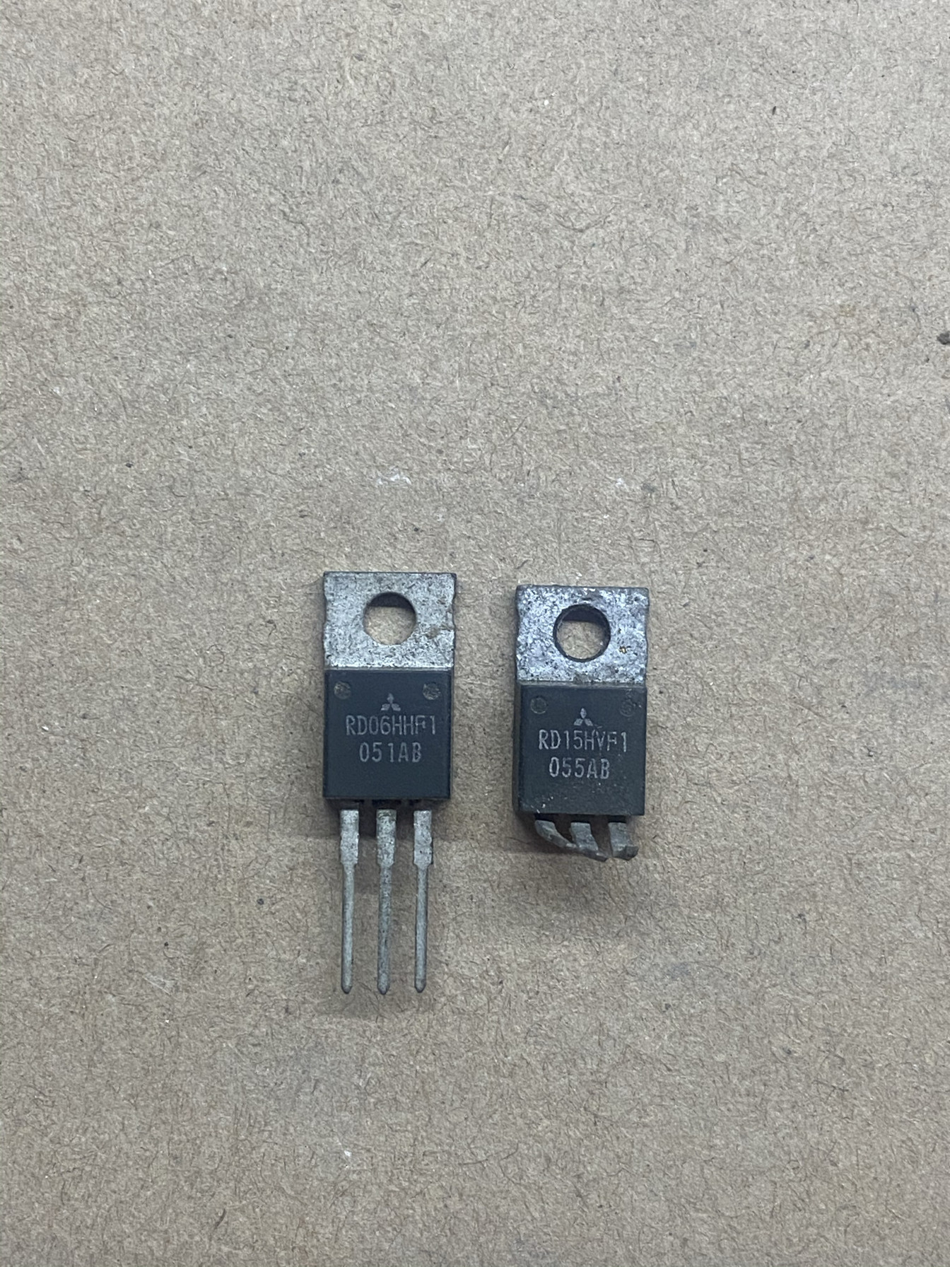 原装进口拆机 RD06HHF1   RD15HVF1 TO-220直插 射频管 高频管