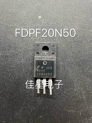 FDPF20N50FT FQPF20N50 20N50 TO220F原装进口拆机 测好可直拍