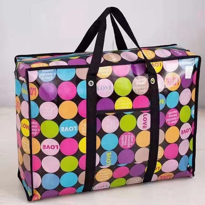 无纺布袋卡通手提袋衣服被子收纳袋编织袋搬家行李袋旅行包整理袋