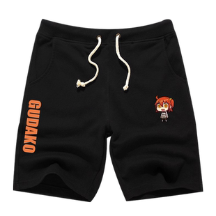 FGO游戏咕哒子表情包just do it周边短裤子男女运动休闲五分裤夏