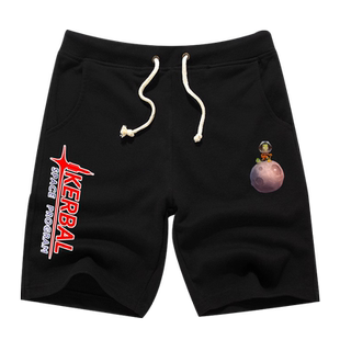 STEAM游戏航空航天模拟坎巴拉太空计划短裤子男休闲裤五分裤中裤