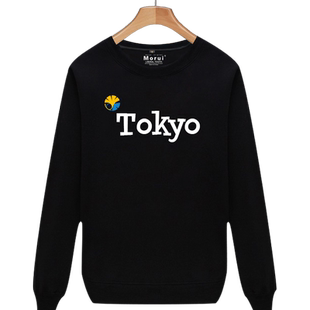 东京大学Tokyo多伦多大学UofT圆领卫衣男女学生校服薄款长袖衣服