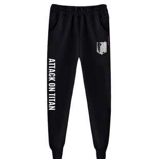 进击的巨人动漫自由之翼艾伦调查兵团卫裤束小脚裤子男女休闲长裤