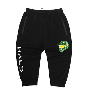 xbox one单机游戏光环无限士官长周边七分裤子男女学生休闲裤短裤