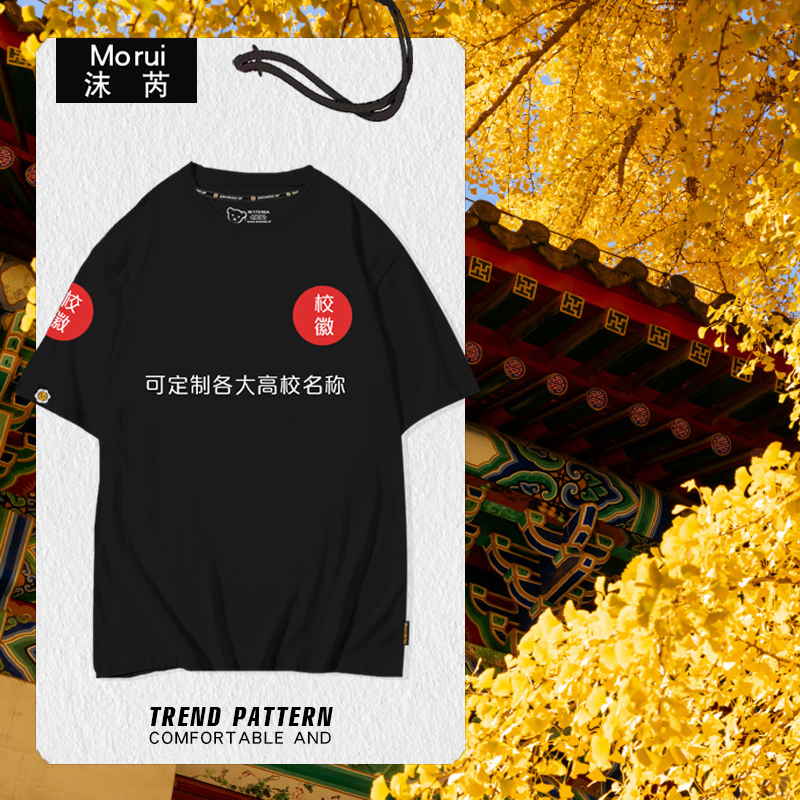 大学学院可定制校名校徽旅念T恤