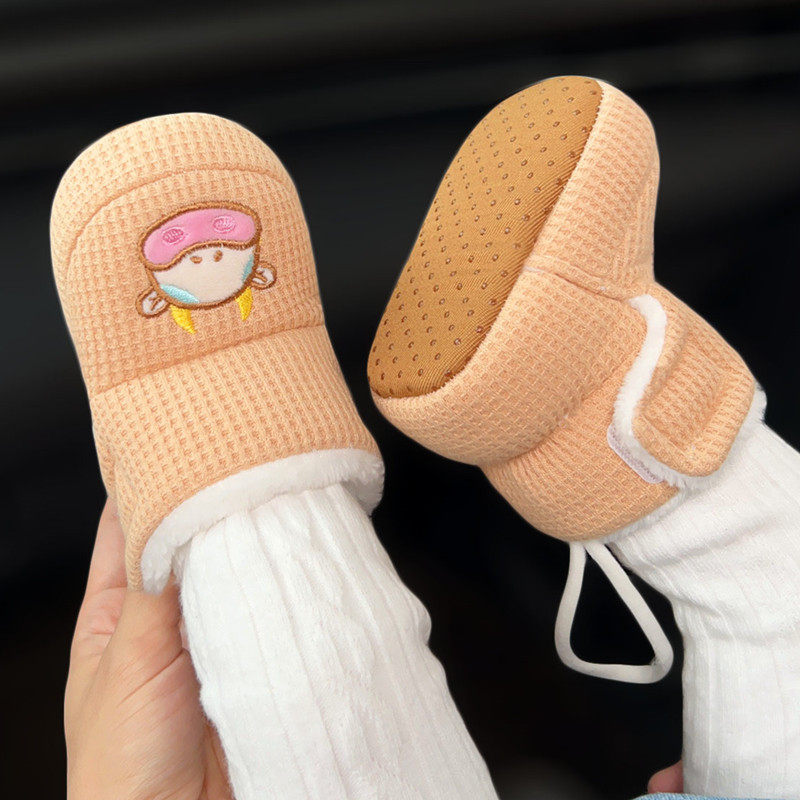 婴儿布鞋软底冬季加绒步前鞋0-1岁男女宝宝加厚保暖防滑学步棉鞋2,童装/婴儿装/亲子装,防抓手套/护脚/护膝,淘宝优惠券,粉丝福利购,淘宝优惠卷