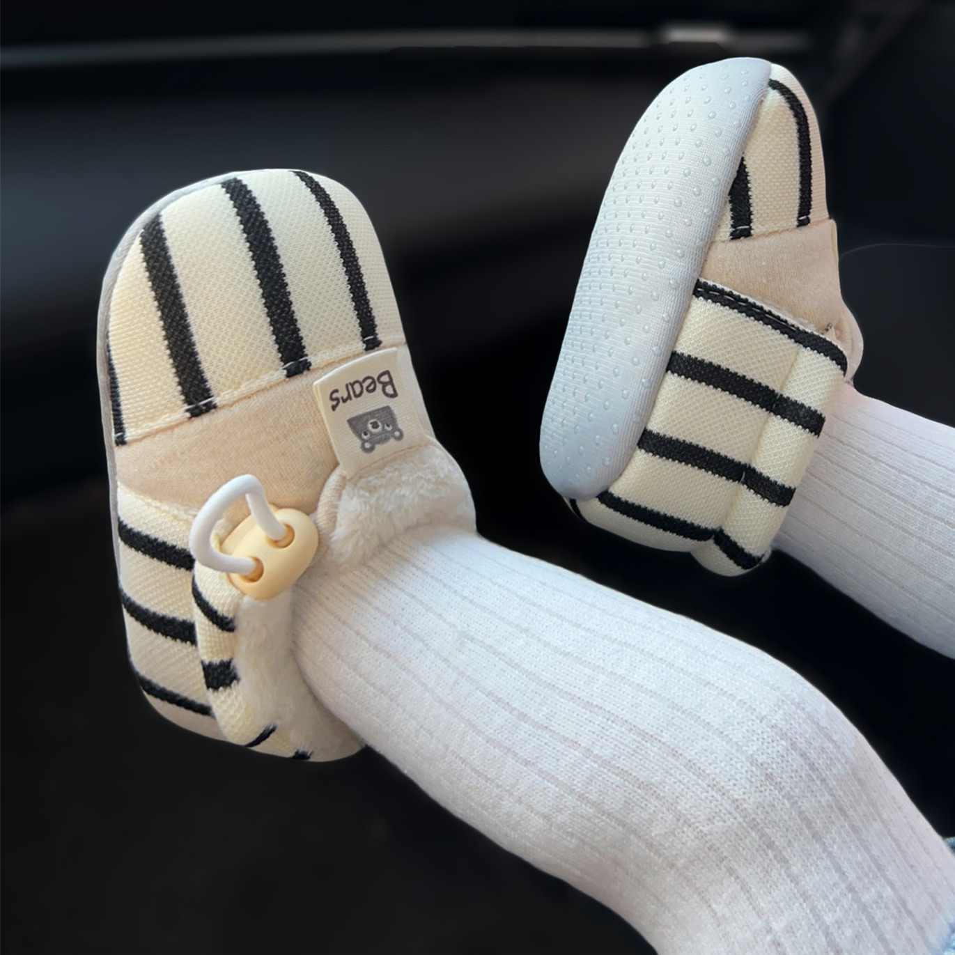 米嘟尔婴儿鞋子冬款加绒宝宝棉鞋