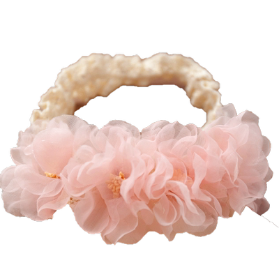花仙子公主女宝宝花朵护囟门发带