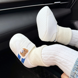 婴儿鞋 1岁防滑布鞋 3男女宝宝防掉0 袜冬 12个月软底步前鞋 春秋款