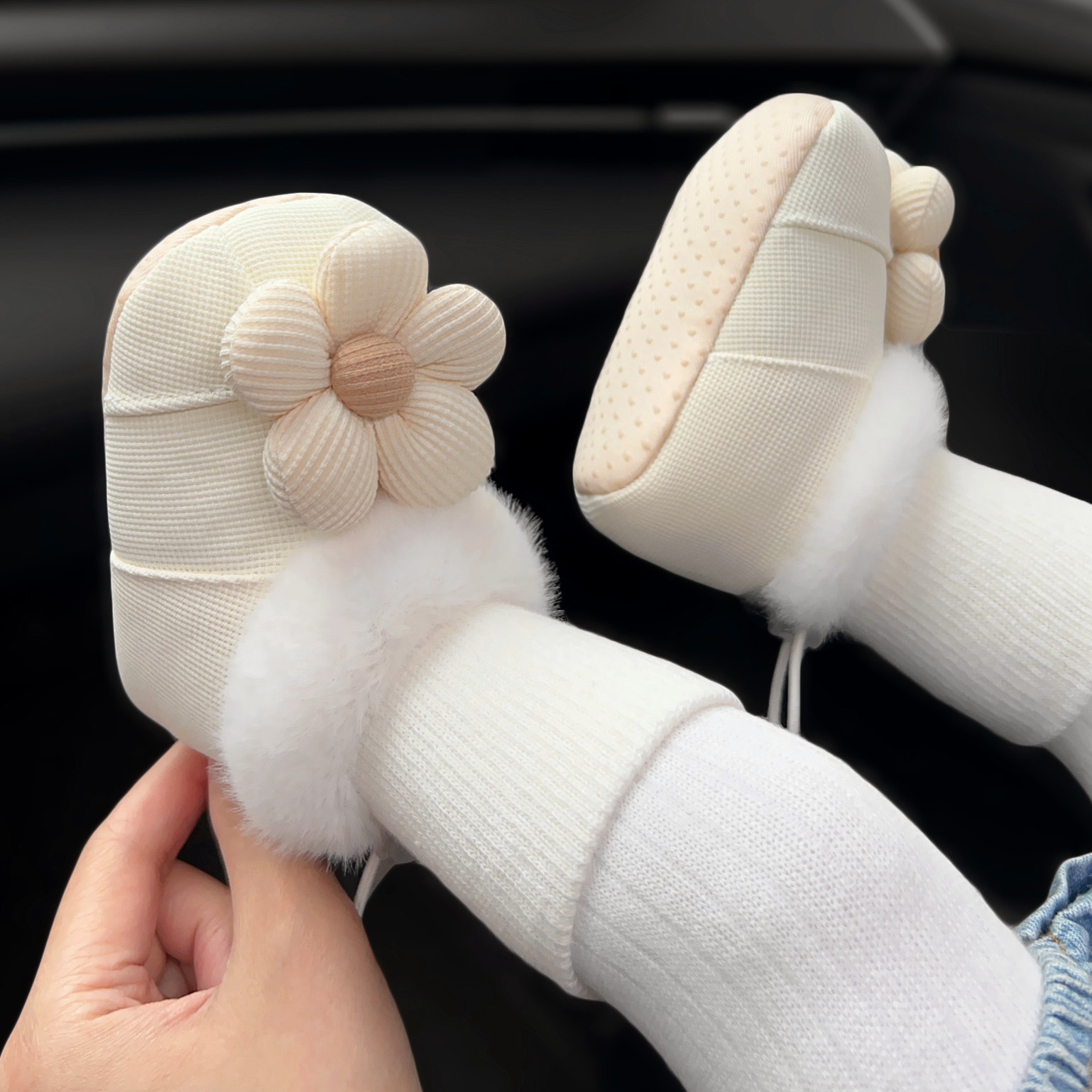 米嘟尔加绒加厚保暖棉鞋女宝宝鞋