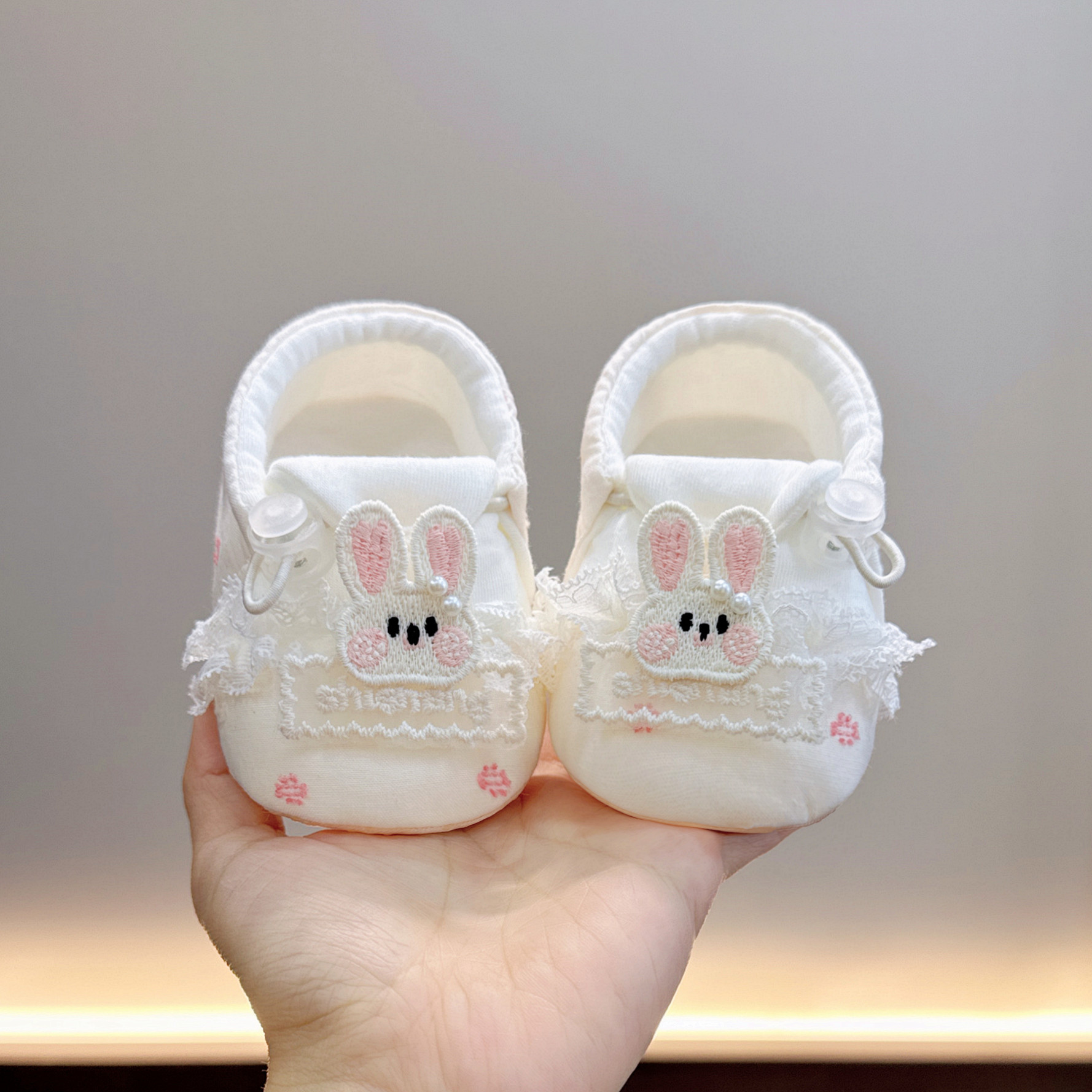 女宝宝鞋子防掉软底步前鞋图片