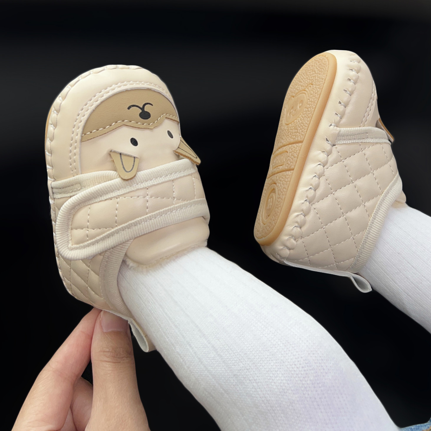 米嘟尔加绒加厚保暖棉鞋男女宝宝