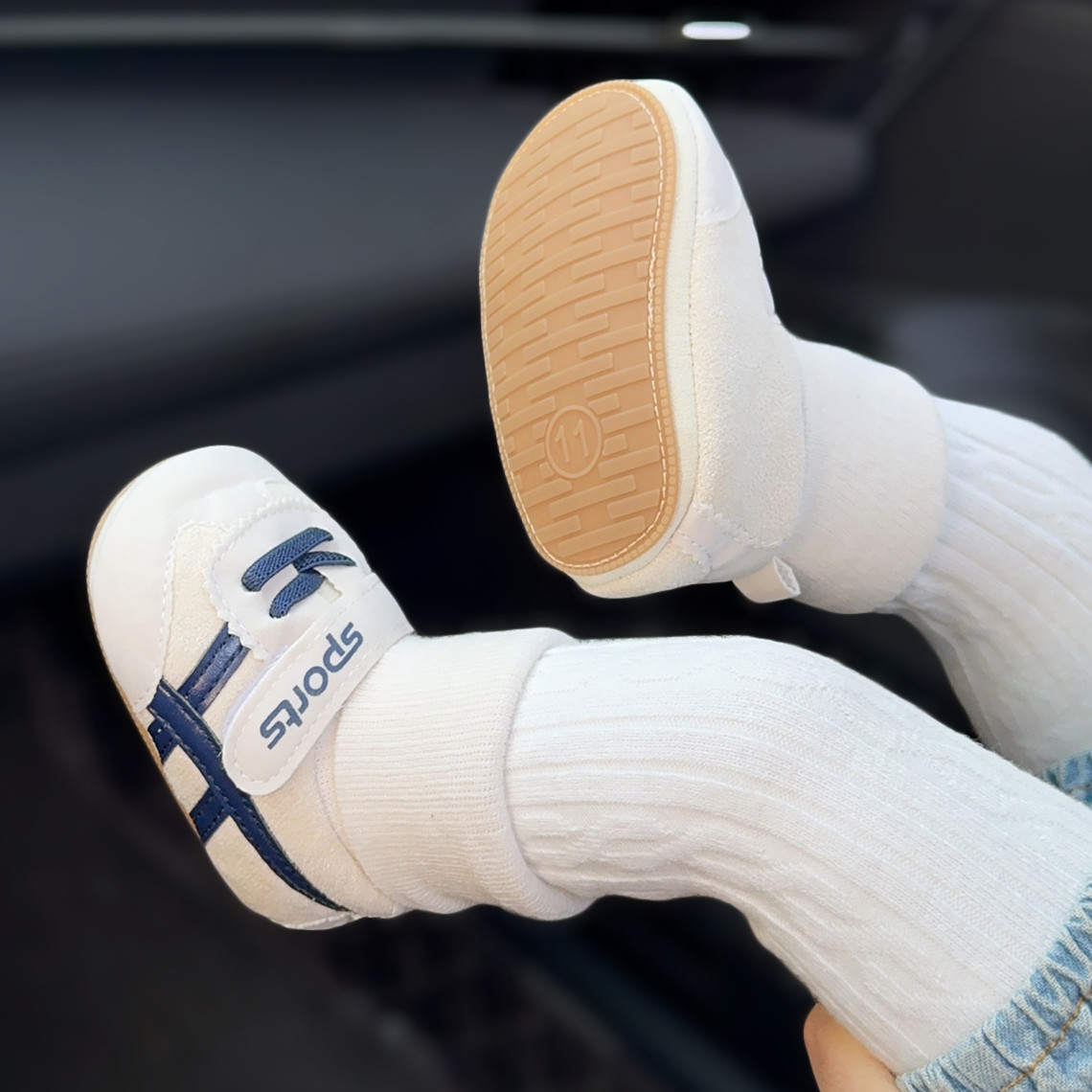 秋冬新生婴儿加厚鞋袜保暖学步鞋