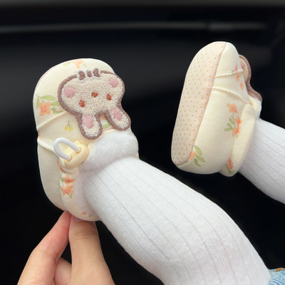 米嘟尔加绒加厚保暖棉鞋步前鞋冬