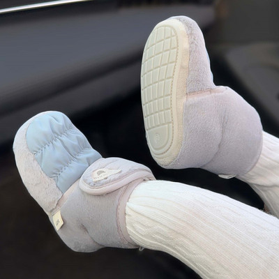 宝宝秋冬厚绒保暖学步不掉棉鞋