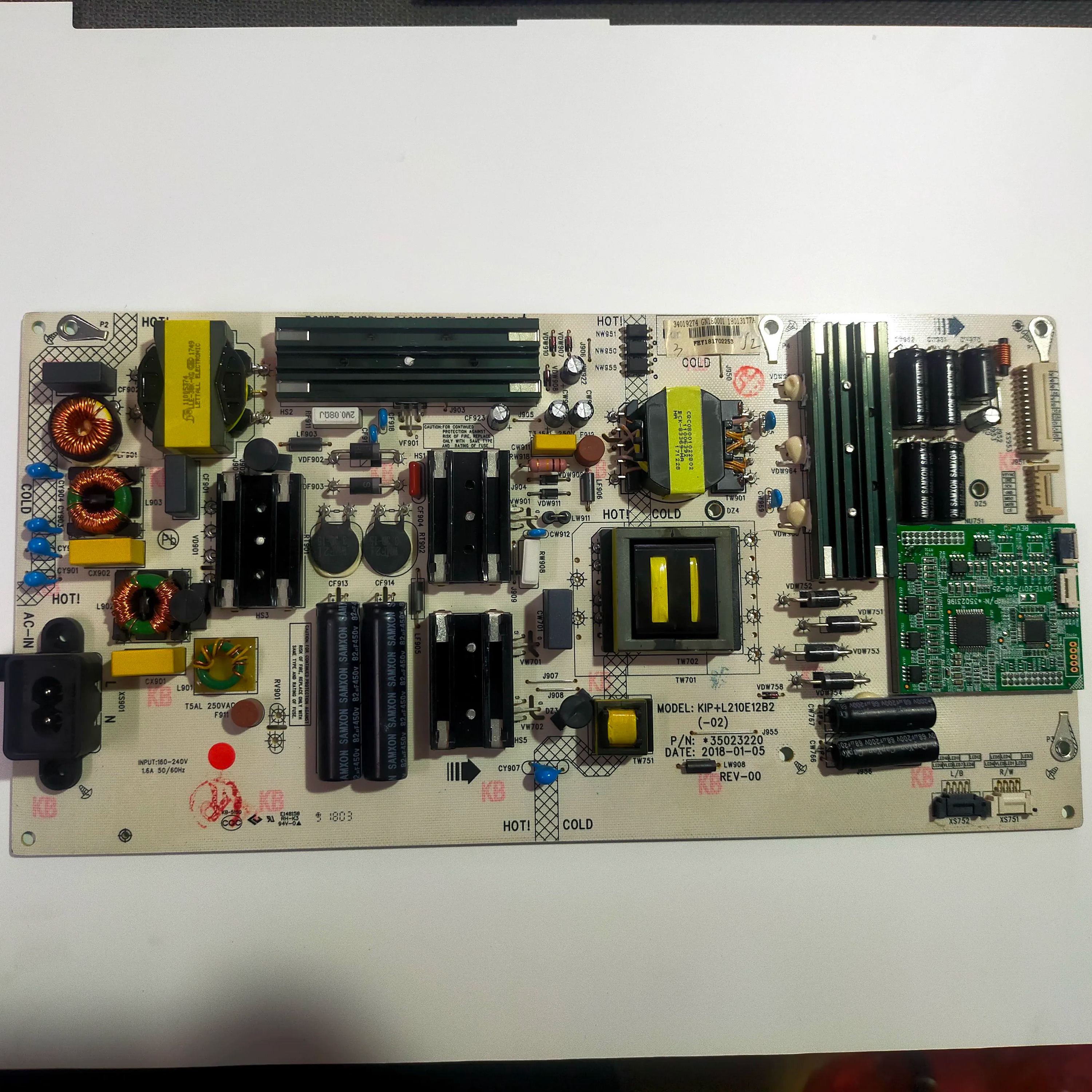 康佳LED65A255电源板35023220