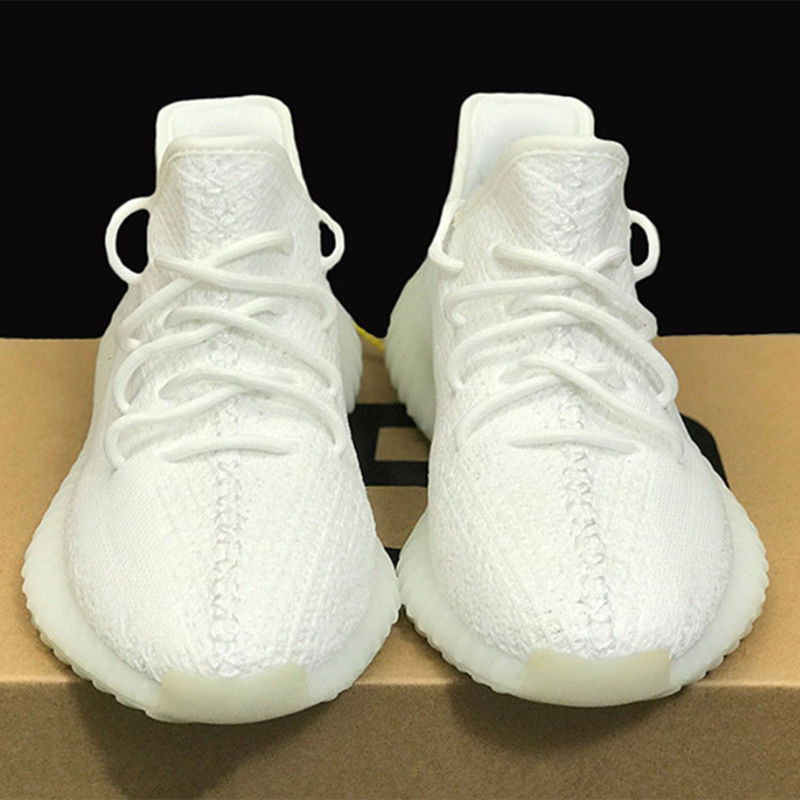 ins潮鞋慕椰子350男鞋小白鞋纯白斑马跑步女鞋满天星天使莆田网鞋