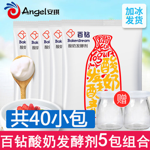 5大包安琪酵母家用酸奶發(fā)酵劑10菌雙歧桿菌益生菌酸奶發(fā)酵菌菌粉