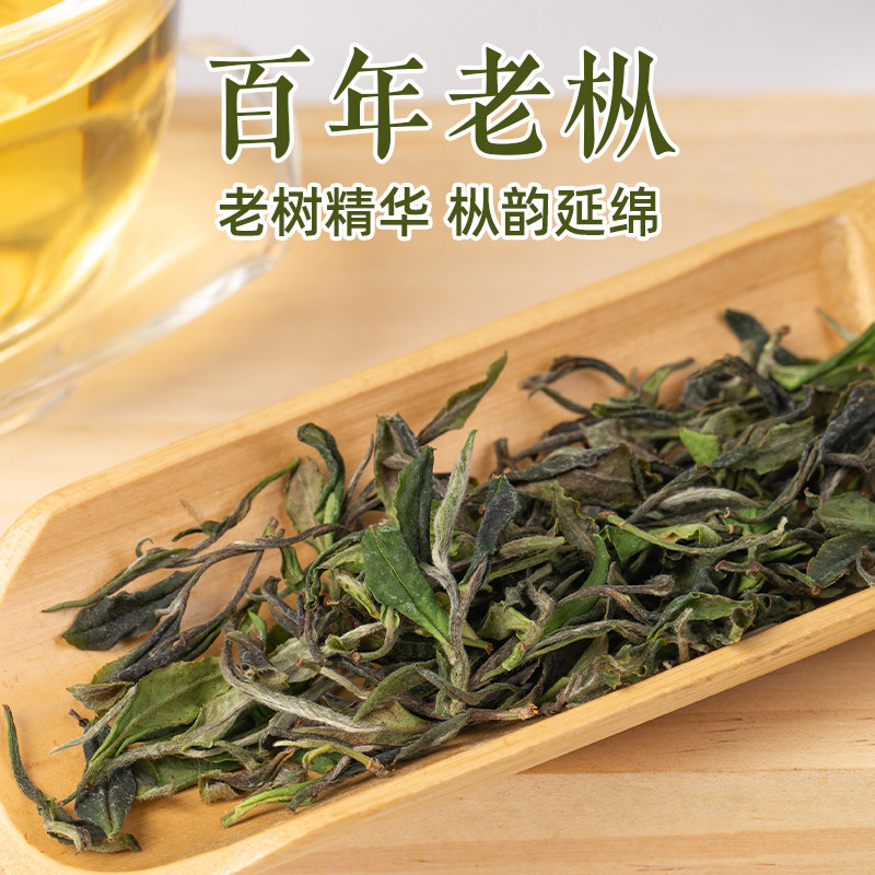 2025年百年老枞 建阳漳墩小白茶高山贡眉小菜茶口感香甜花香馥郁