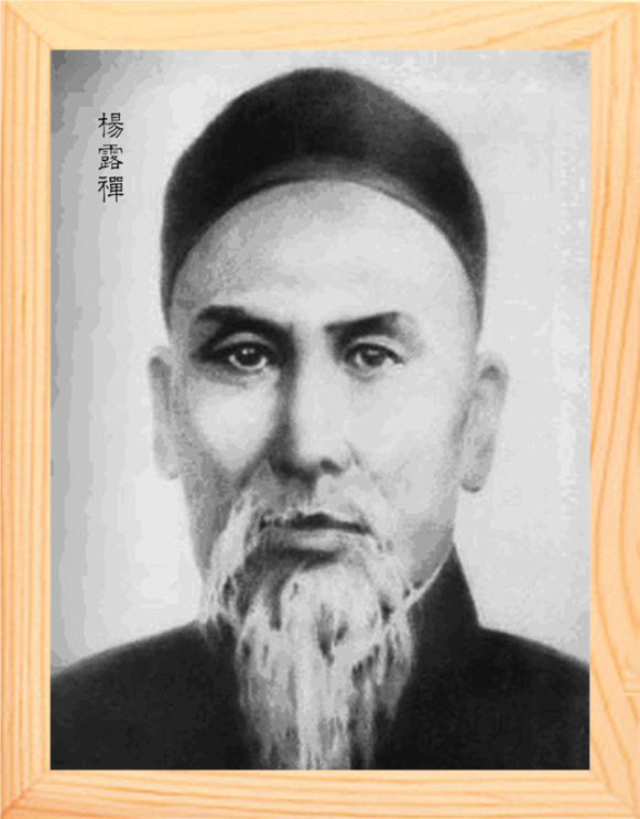 营养书画 天然实木有框画简约现代装饰画挂摆件 太极宗师 杨露禅