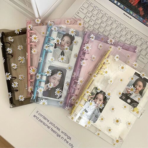 Transparen Daisy A5 Binder Kpop Photo Album Organizer PhotoC