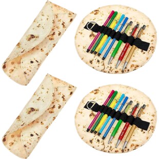 Pencil Roll Tortilla Holder Burrito Case Funny