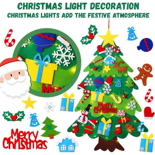 Felt Christmas Tree for Kids 3.2ft My First Christmas Tree f