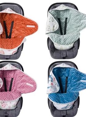 Thick Winter Baby Swaddle Blanket for Baby Stroller Car Seat