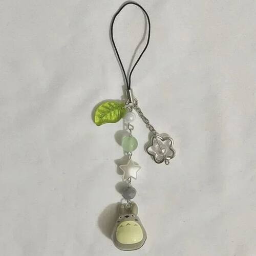 Cute bell phone keychain, exquisite pendant gift, gift for h