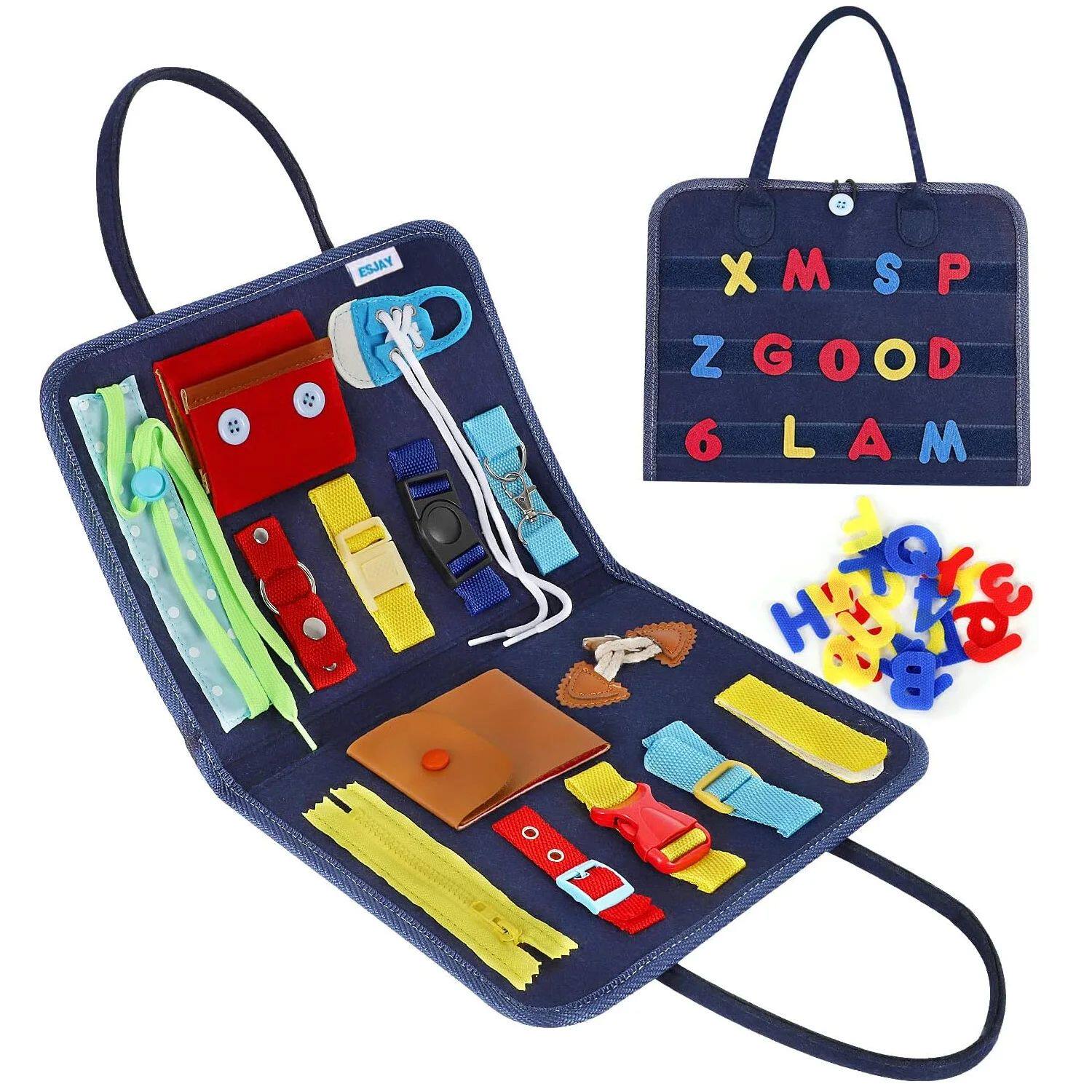 Sensory Play Board Busy Board Montessori Leaning Toys For To