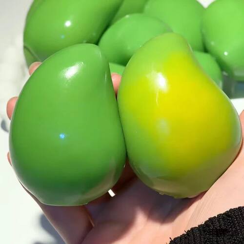 Crunchy Mango Sss Ball Color Changing Squishy Toy ASMR Senso