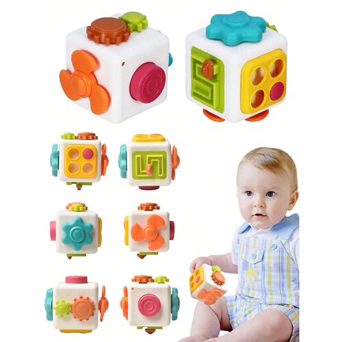 6 in 1 Montessori Educational Toys Sensory Busy Board Baby P