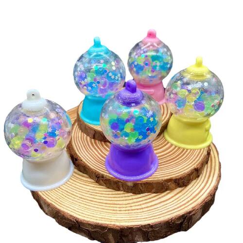 NEW Taba Squshy Cute Mini Decorative Gachapon Machine Bead B