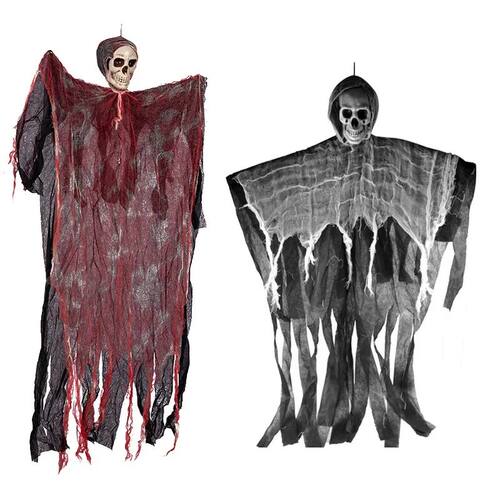 1pc 90CM Halloween Decor Skeleton Ghosts Hanging Decoration