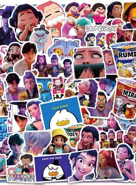 10/30/60PCS Animated Movies Kpop Demon Hunters Cartoon Stick