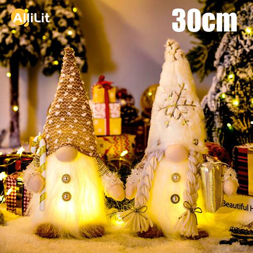Glowing Gnome Christmas Faceless Doll 30cm e Decorations 202