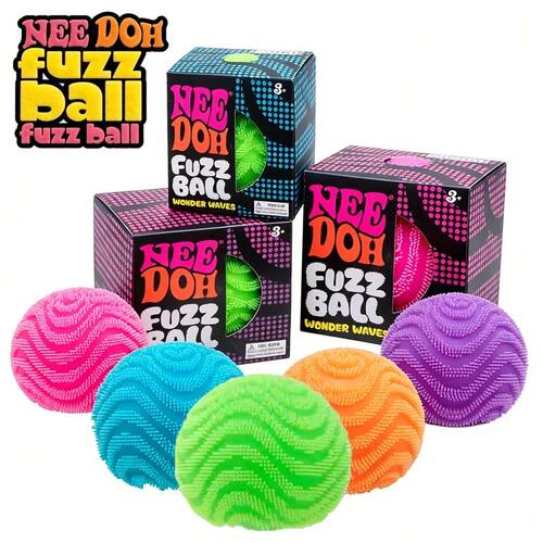 Stress Relief Squeeze Blind Box Nee Doh Fuzz Ball Sensory Sq